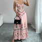 💐50% DE RÉDUCTION ! Robe Sans Manches Casual Chic – Imprimé floral qui fait tourner les têtes 🌸🦋【Offre Limitée】