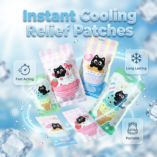 Patchs corporels rafraîchissants longue durée pour temps chaud (10 pièces)