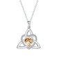 💐 PROMO EXCEPTIONNELLE -50% ! Collier Pendentif Cœur & Nœud Celtique – Argent Fini Main, Détails Raffinés ✨🍀 【Qualité Premium】