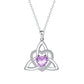 💐 PROMO EXCEPTIONNELLE -50% ! Collier Pendentif Cœur & Nœud Celtique – Argent Fini Main, Détails Raffinés ✨🍀 【Qualité Premium】