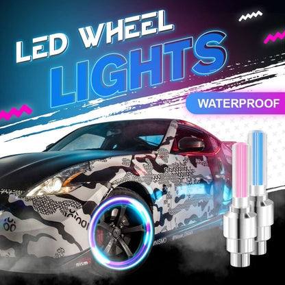 🛞✨ -60% ! 💡Lampe LED pour Roue – Induction par Vibration, Étanche & Installation Rapide.