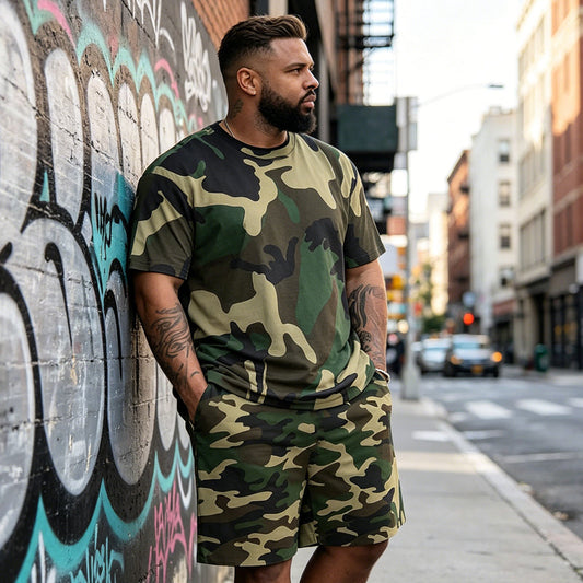 💐50% DE RÉDUCTION ! Tenue Homme Imprimé Militaire – Léger, Respirant & Idéal pour les Jours Chauds ☀️🌊【Prix Exceptionnel】