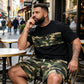 💐50% DE RÉDUCTION ! Tenue Homme Imprimé Militaire – Léger, Respirant & Idéal pour les Jours Chauds ☀️🌊【Prix Exceptionnel】