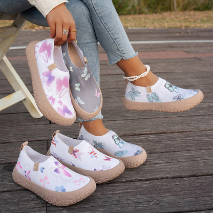 🦢 -50% SUR NOTRE MEILLEURE VENTE ! Mocassins Fly-Knit Ultra Légers – Adhérence Maximale, Maille Aérée & Style Chic 🌸💨 【Offre Limitée】