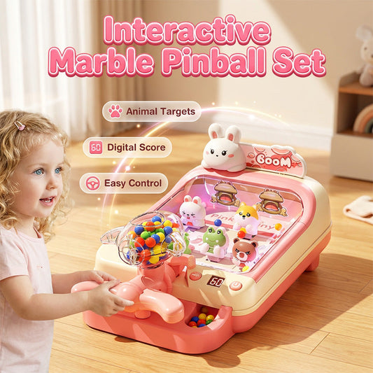 💐 PROMO EXCEPTIONNELLE -50% ! Jeu de Billes Flipper Portable – Design robuste, stimule la concentration 🧸🎯 【Qualité Premium】
