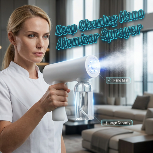 💐 PROMO EXCEPTIONNELLE -50% ! Pistolet Nano Désinfectant Sans Fil – Technologie Ultrasonique, Diffusion Uniforme 🌬️✨ 【Offre Rare】