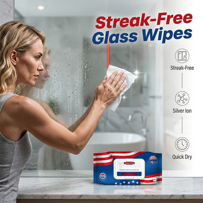 🧼🪟 Lingettes nettoyantes pour vitres et carrelage – Sans traces, pratiques et adaptées au nettoyage quotidien