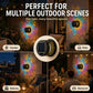 🏆 2 achetés, 1 offert 🎁 Lampe murale solaire Mandala pour extérieur, projecteur de lumière pour clôture de jardin, décoration d'ambiance pour terrasse