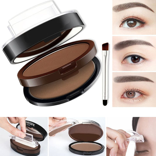 💎50 % DE RÉDUCTION EN CE MOMENT !✨ 2 achetés, le 3e offert 🎁Tampon à sourcils instantané et ajustable avec poudre à sourcils bicolore