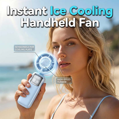 ❄️🌀💨 LIMITED-TIME 50% OFF! Semiconductor Cooling Handheld Fan – Instant Ice-Cold Air, Dual Cooling Plates, Up to 15°C Temperature Drop – Beat the Heat in Seconds, Perfect for Outdoor, Travel, or Sports