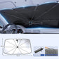🚗 OFFRE LIMITÉE 50% DE RÉDUCTION! Pare-soleil pliable pour pare-brise de voiture – Bloque les UV, Maintient l’intérieur au frais, S’adapte à la plupart des véhicules, Idéal pour la conduite et le stationnement en été 🛡️❄️