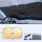 🚗 OFFRE LIMITÉE 50% DE RÉDUCTION! Pare-soleil pliable pour pare-brise de voiture – Bloque les UV, Maintient l’intérieur au frais, S’adapte à la plupart des véhicules, Idéal pour la conduite et le stationnement en été 🛡️❄️