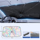 🚗 OFFRE LIMITÉE 50% DE RÉDUCTION! Pare-soleil pliable pour pare-brise de voiture – Bloque les UV, Maintient l’intérieur au frais, S’adapte à la plupart des véhicules, Idéal pour la conduite et le stationnement en été 🛡️❄️
