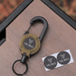 🧩⚙️🔄 OFFRE LIMITÉE 50% DE RÉDUCTION! Combo Porte-clés Rétractable & Porte-badge – Clip Mousqueton, Câble Acier 65cm, Sécurisé et Accès Rapide pour Clés, Carte d’Identité ou Outils Extérieur 🪢✅