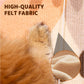 🐱 50% DE RÉDUCTION LIMITÉE ! ✨ Griffoir Mural pour Chat – Autocollant, Feutre Durable, Jouets Attachés 🐾