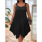 👗 50% DE RÉDUCTION 🌊 Robe sans manches à ourlet asymétrique pour femme – Tissu fluide & coupe légère – Parfaite pour l’été, les soirées ou les vacances – un style moderne et facile à porter ✨