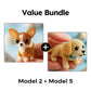 🎁👧🧑 OFFRE LIMITÉE 50% DE RÉDUCTION! Kit Créatif 3D Chiot en Perles – Sans Outils, Perles Réutilisables, Crée un Mignon Compagnon de Bureau – Cadeau Parfait pour Anniversaires, Fêtes ou Jours de Pluie 🎂☔🐾