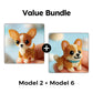 🎁👧🧑 OFFRE LIMITÉE 50% DE RÉDUCTION! Kit Créatif 3D Chiot en Perles – Sans Outils, Perles Réutilisables, Crée un Mignon Compagnon de Bureau – Cadeau Parfait pour Anniversaires, Fêtes ou Jours de Pluie 🎂☔🐾