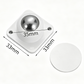 🔇🌀 OFFRE LIMITÉE 50% DE RÉDUCTION! 4 Roulettes Orientables Autoadhésives – Roulement Silencieux et Fluide, Roulements à Billes Universels, Protège les Sols – Parfait pour Chaises, Petits Meubles, Jouets & Projets DIY 🧸📦