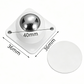 🔇🌀 OFFRE LIMITÉE 50% DE RÉDUCTION! 4 Roulettes Orientables Autoadhésives – Roulement Silencieux et Fluide, Roulements à Billes Universels, Protège les Sols – Parfait pour Chaises, Petits Meubles, Jouets & Projets DIY 🧸📦