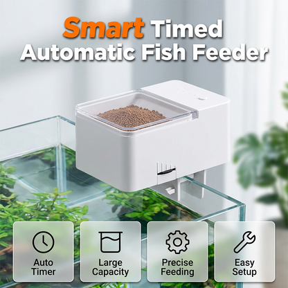 📢📢50 % de réduction !! ⏰Distributeur automatique de nourriture pour poissons avec minuterie