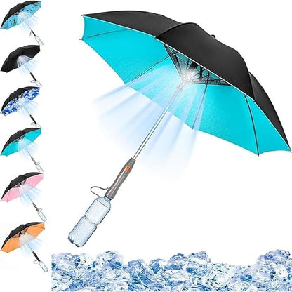 🌂💨 OFFRE LIMITÉE 50% DE RÉDUCTION! Parapluie Anti-UV avec Ventilateur – Mini Ventilateur Intégré, Protection UPF 50+, Vous Rafraîchit Tout en Vous Protégeant du Soleil – Parfait pour les Jours Chauds, les Plages et les Événements en Plein Air 🌊🍦