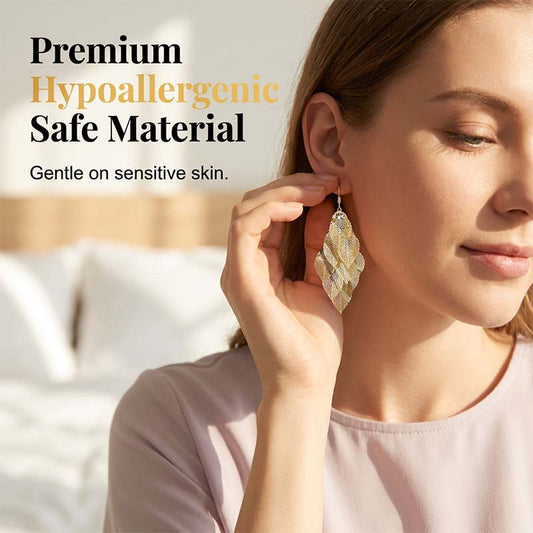 🍃💧✨ OFFRE LIMITÉE 50% DE RÉDUCTION! Boucles d’Oreilles Feuilles Creuses Cascadantes Élégantes pour Femme – Design de Feuilles Tombantes Délicates, Légères et Fluides, Ajoutent une Grâce Naturelle à Toute Tenue 🌸🦋