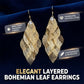 🍃💧✨ OFFRE LIMITÉE 50% DE RÉDUCTION! Boucles d’Oreilles Feuilles Creuses Cascadantes Élégantes pour Femme – Design de Feuilles Tombantes Délicates, Légères et Fluides, Ajoutent une Grâce Naturelle à Toute Tenue 🌸🦋