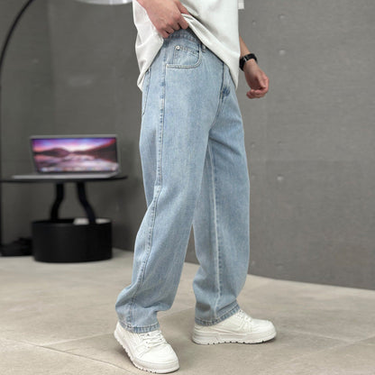 🏢💼 OFFRE LIMITÉE 50% DE RÉDUCTION! Pantalon Coupe Droite Du Bureau au Week-end – Ample, Poches Classiques, Tissu Anti-Froissé, Lavable en Machine – Votre Allié pour les Trajets, les Courses et les Vendredis Décontractés 🗓️👍