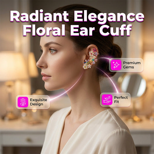 🌸 -50% MAINTENANT ! 🌸 Boucles d'Oreilles Grimpantes Florales Vibrantes pour Femme