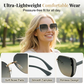 🕶️✨👓 OFFRE LIMITÉE 50% DE RÉDUCTION! Lunettes de Soleil Carrées Oversize Sans Monture – Ultra-Légères, Look Tendance, Protection UV400 – Rehaussez Instantanément Toute Tenue, du Décontracté au Chic 🌟👗