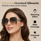 🕶️✨👓 OFFRE LIMITÉE 50% DE RÉDUCTION! Lunettes de Soleil Carrées Oversize Sans Monture – Ultra-Légères, Look Tendance, Protection UV400 – Rehaussez Instantanément Toute Tenue, du Décontracté au Chic 🌟👗