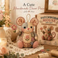 🐭🧵✂️ OFFRE LIMITÉE 50% DE RÉDUCTION! Trousse à Couture Vintage Faite Main en Forme de Souris – Design Compact et Unique, Parfaite pour Ranger Aiguilles, Fils & Boutons – Un Cadeau Mignon pour les Amateurs de Couture 🧶🪡