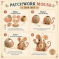 🐭🧵✂️ OFFRE LIMITÉE 50% DE RÉDUCTION! Trousse à Couture Vintage Faite Main en Forme de Souris – Design Compact et Unique, Parfaite pour Ranger Aiguilles, Fils & Boutons – Un Cadeau Mignon pour les Amateurs de Couture 🧶🪡