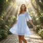 👗✨🦢 OFFRE LIMITÉE 50% DE RÉDUCTION! Robe Smockée Encolure Carrée Polyvalente – Met en Valeur Toutes les Silhouettes, Poches en Option, Se Porte avec Sandales ou Baskets – Du Bureau au Week-end en Une Seule Pièce Facile 💼🌼