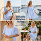 👗✨🦢 OFFRE LIMITÉE 50% DE RÉDUCTION! Robe Smockée Encolure Carrée Polyvalente – Met en Valeur Toutes les Silhouettes, Poches en Option, Se Porte avec Sandales ou Baskets – Du Bureau au Week-end en Une Seule Pièce Facile 💼🌼
