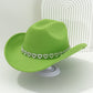 🤠 PROMO LIMITÉE 50% DE RÉDUCTION ! 💥 Chapeau Cowboy Strass Cœur Femme – Scintillant, Accents Cœur, Festival Prêt ✨