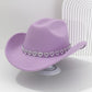 🤠 PROMO LIMITÉE 50% DE RÉDUCTION ! 💥 Chapeau Cowboy Strass Cœur Femme – Scintillant, Accents Cœur, Festival Prêt ✨