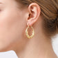 ⏳Offre limitée -50%⏰Boucles d'Oreilles Créoles Dauphin Dorées pour Femme💛🐋