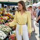 👗🌸✨ OFFRE LIMITÉE 50% DE RÉDUCTION! Haut Élégant à Col en V et Taille Nouée pour Femme – Style Portefeuille Flatteur, Tissu Doux, Chic Sans Effort – Parfait pour le Bureau, Déjeuners & Brunch du Week-end 💼🥗🌿