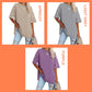 🎁🛒💕 OFFRE LIMITÉE 50% DE RÉDUCTION! T-Shirt Ample Essentiel du Quotidien – Jersey Ultra-Doux, Col Rond Classique, Disponible du S au XXL – Un Indispensable de la Garde-Robe pour Chaque Femme, Parfait aussi comme Cadeau 🌸👯‍♀️