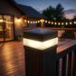 💡 Waterproof Solar Post Cap Lights – Auto on/off & energy-saving – Fits 4x4 posts, perfect for fences, decks or driveways – warm glow without wiring 🌙