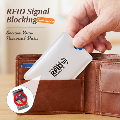 📂📇🔒 OFFRE LIMITÉE 50% DE RÉDUCTION! Organisateur de Cartes Anti-RFID à Plusieurs Emplacements – Contient Pièce d'Identité, Cartes Bancaires, Pass Metro et Cartes de Visite – Rangement Simplifié pour Votre Portefeuille ou Sac 🧳📋