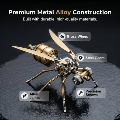 🐝🛒 -50% ! ⚙️Kit de Maquette 3D Abeille Mécanique en Métal – Puzzle DIY Steampunk, Alliage Premium & Assemblage Gratifiant