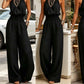 🌞🌜🦋 OFFRE LIMITÉE 50% DE RÉDUCTION! Combinaison Polyvalente Dos Nu et Col Licou – Habillez-vous avec des Talons ou Restez Décontractée avec des Sandales – Idéale pour les Resorts de Plage, les Balades en Ville ou les Heures de Cocktail 🥂🌊