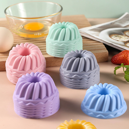 🧁🍮 -60% ! 👩‍🍳Moules à Gâteaux en Silicone Style Donut – Sans BPA, Antiadhésif, Démoulage Facile & Réutilisable.