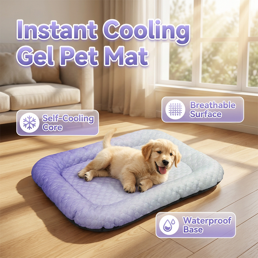 🐾❄️🛏️ OFFRE LIMITÉE 50% DE RÉDUCTION! Tapis Rafraîchissant en Soie de Glace pour Chiens & Chats – Respirant, Doux, Couleurs Dégradées – Garde Vos Animaux au Frais Tout l’Été, Parfait pour Sols Intérieurs, Canapés ou Voyages en Voiture 🚗🌿