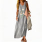 Women's Summer Daisy Print Sleeveless Dress