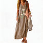 Women's Summer Daisy Print Sleeveless Dress