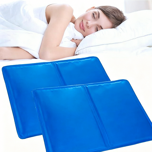 🧊😴🌙 OFFRE LIMITÉE 50% DE RÉDUCTION! Coussin Rafraîchissant en Gel pour le Sommeil – Soulagement Frais Instantané, Anti-Transpiration, Antipression – Améliore la Qualité du Sommeil, Idéal pour les Personnes qui Ont Chaud et les Sueurs Nocturnes 🛌💤